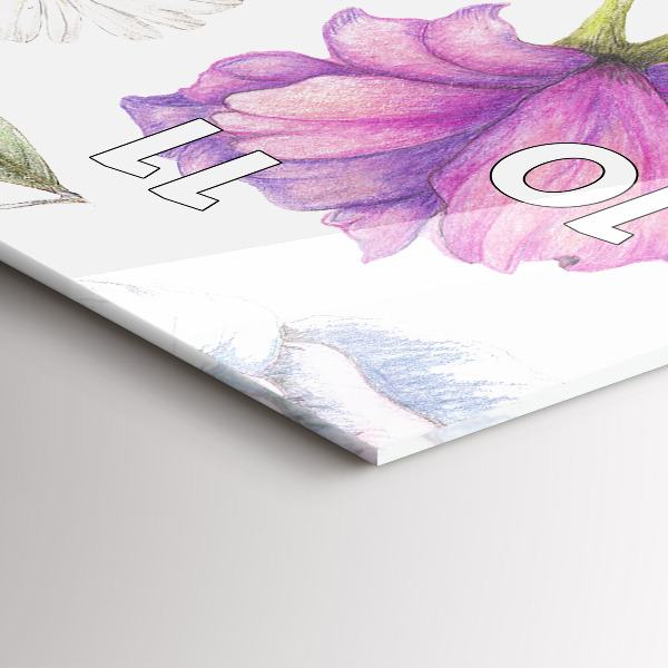 Vertikálne hodiny Aranžovanie kvetov