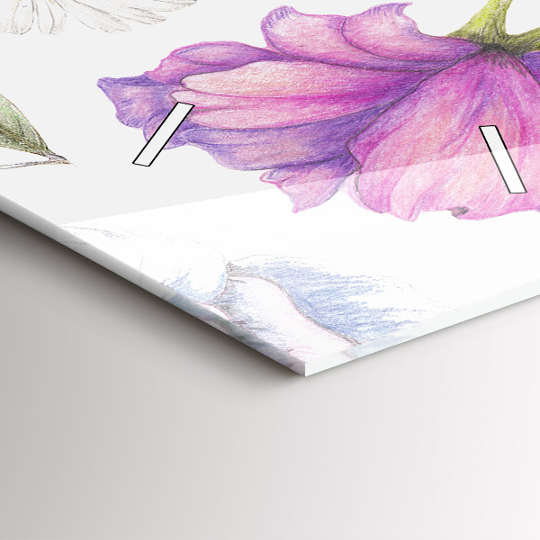 Vertikálne hodiny Aranžovanie kvetov