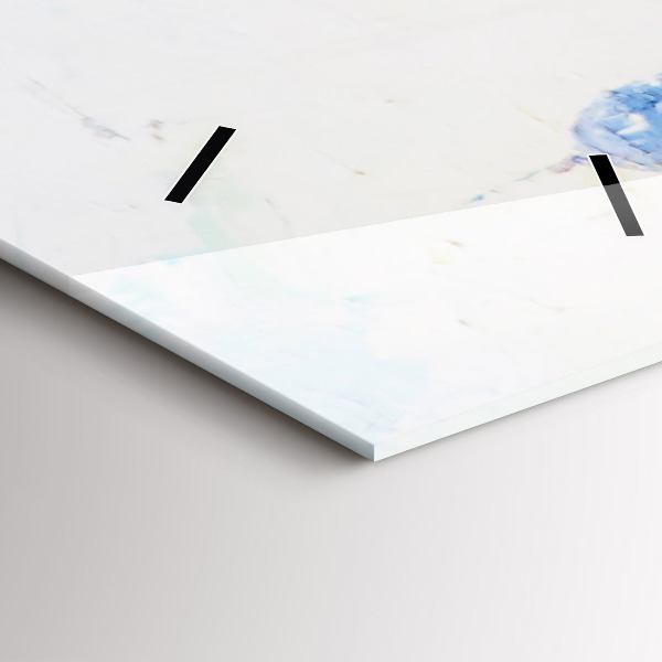 Vertikálne hodiny Olejové umenie