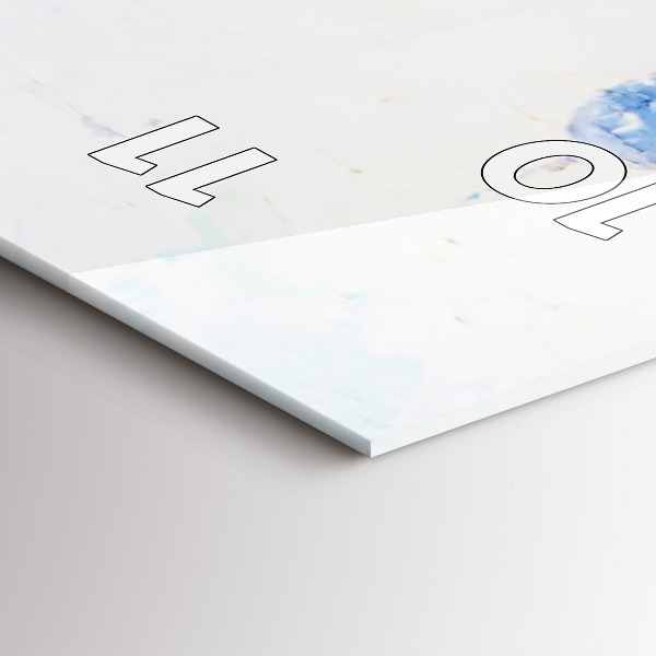 Vertikálne hodiny Olejové umenie