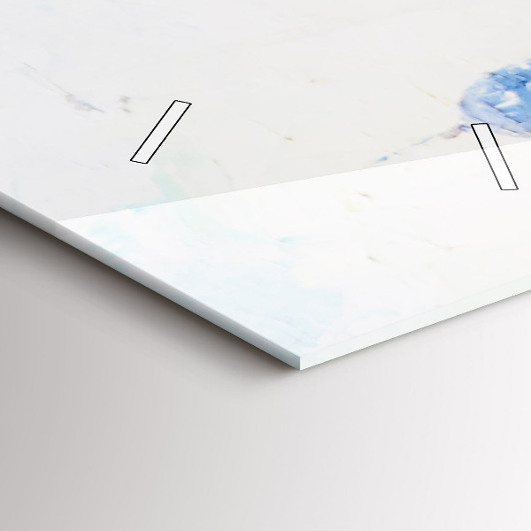 Vertikálne hodiny Olejové umenie