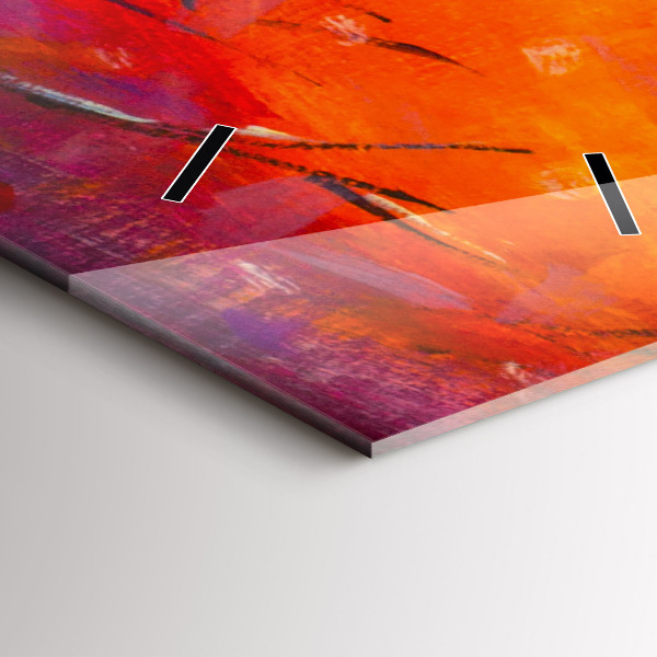 Vertikálne hodiny Pár v lese