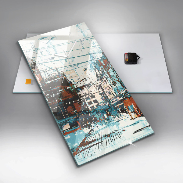 Vertikálne hodiny Pouličné umenie