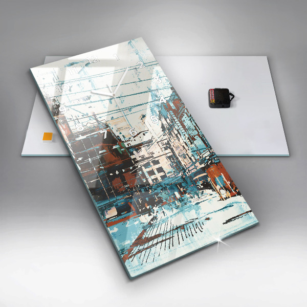 Vertikálne hodiny Pouličné umenie