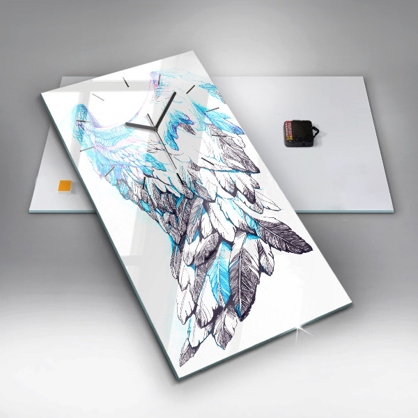 Vertikálne hodiny Imitácia vtáčích krídel