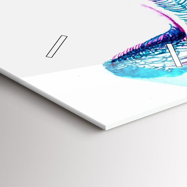 Vertikálne hodiny Imitácia vtáčích krídel