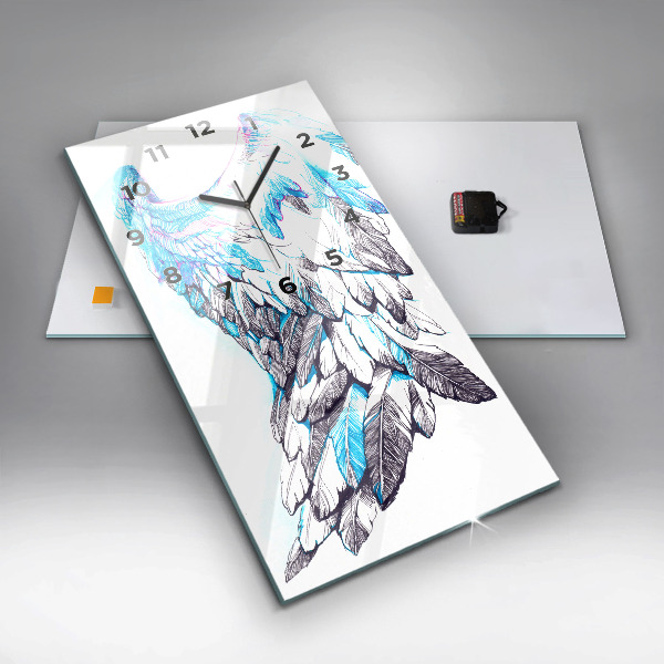 Vertikálne hodiny Imitácia vtáčích krídel