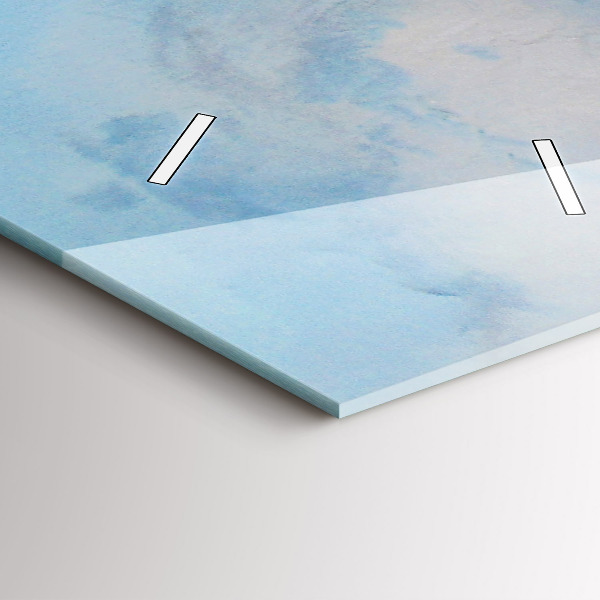 Vertikálne hodiny Loď na vode