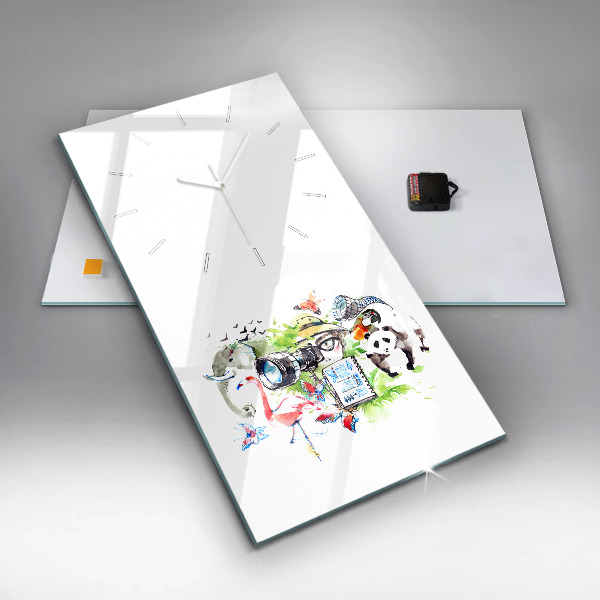 Vertikálne hodiny Zoológ