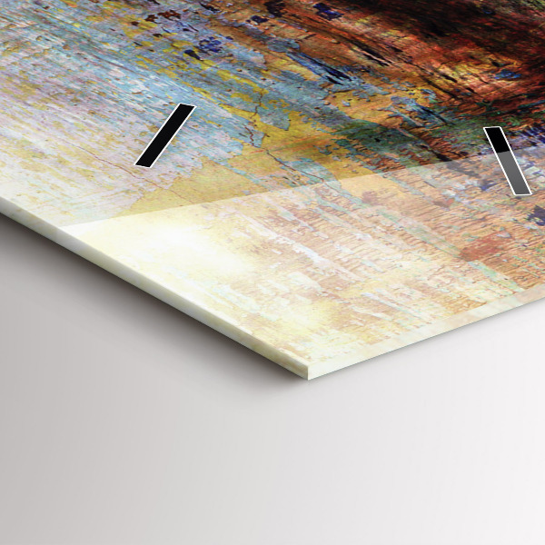 Vertikálne hodiny Street Art Eye