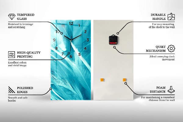Vertikálne hodiny Ilustrácia jeleňa