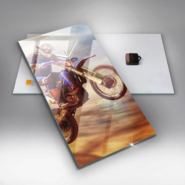 Vertikálne hodiny Enduro motokros