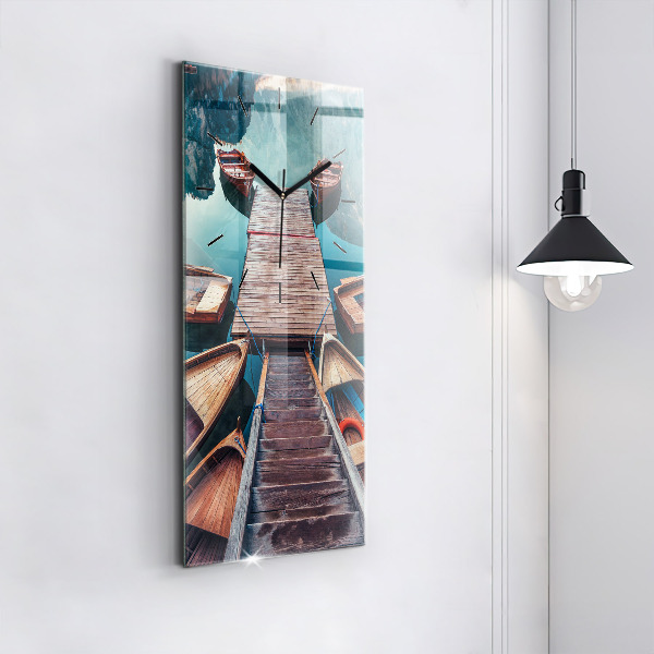 Vertikálne hodiny Most a jazero