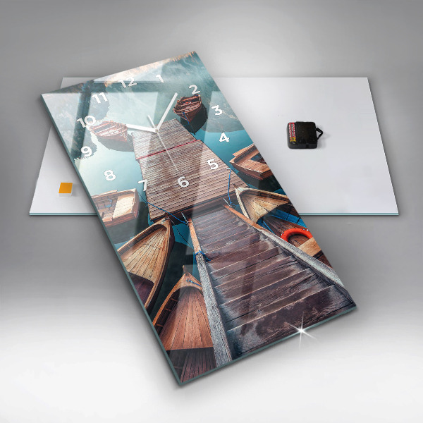 Vertikálne hodiny Most a jazero