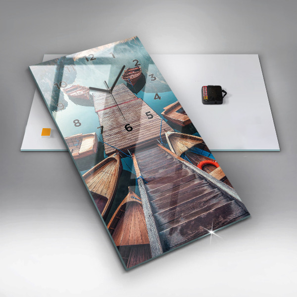 Vertikálne hodiny Most a jazero