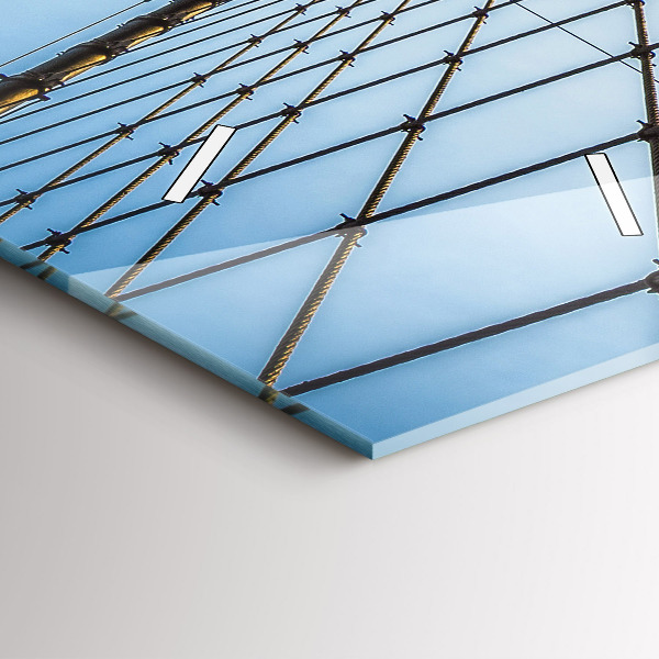 Vertikálne hodiny Brooklynský most NYC