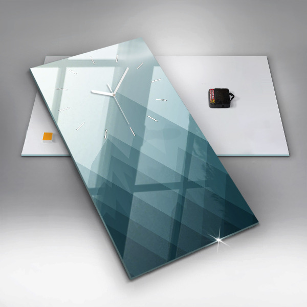 Vertikálne hodiny Geometrické postavy