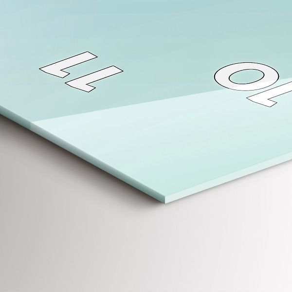 Vertikálne hodiny Geometrické postavy