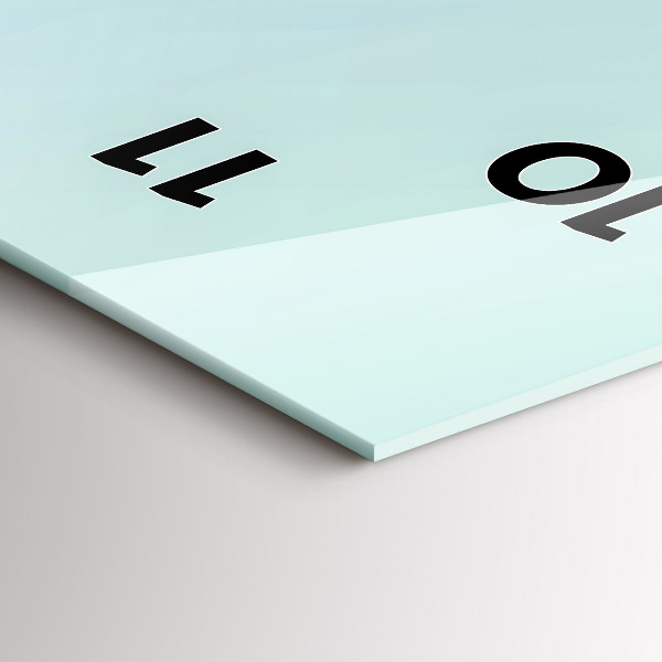 Vertikálne hodiny Geometrické postavy