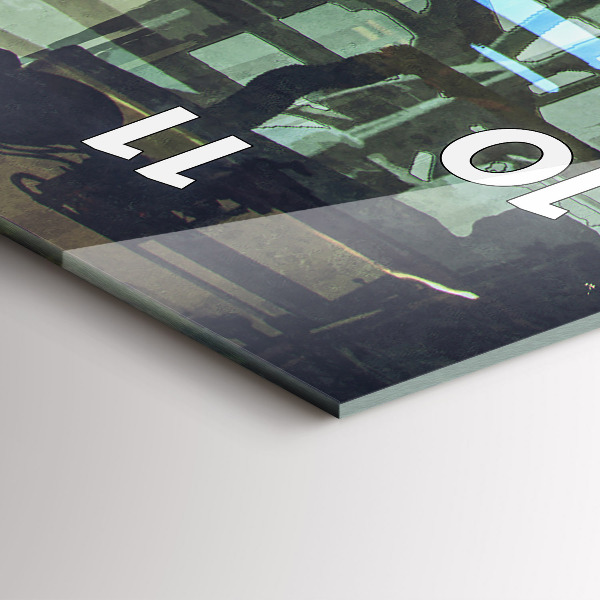 Vertikálne hodiny Kyberpunk