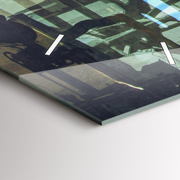 Vertikálne hodiny Kyberpunk