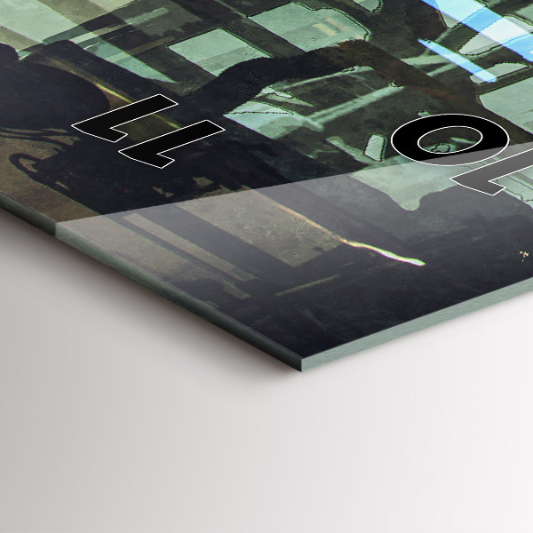 Vertikálne hodiny Kyberpunk