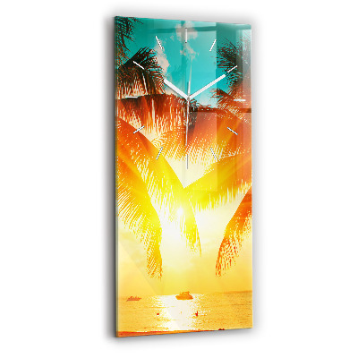 Vertikálne hodiny Prázdniny Oddych Leto