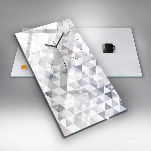 Vertikálne hodiny Geometrický vzor