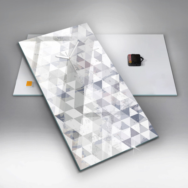 Vertikálne hodiny Geometrický vzor