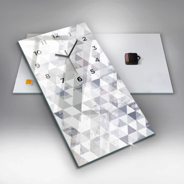 Vertikálne hodiny Geometrický vzor