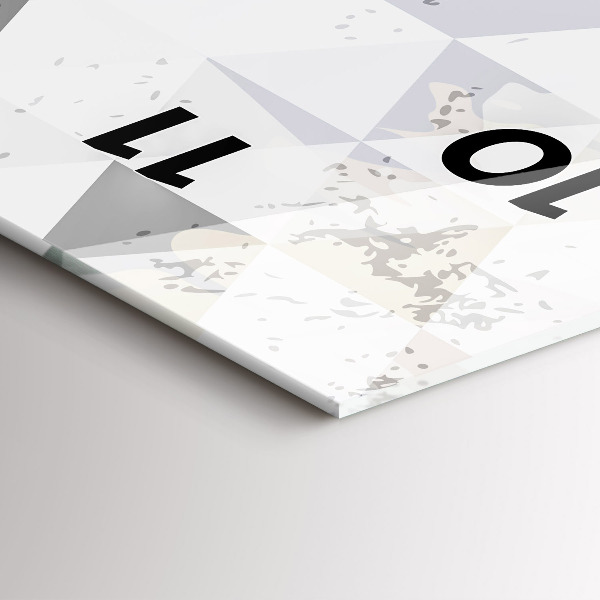 Vertikálne hodiny Geometrický vzor