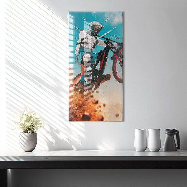 Vertikálne hodiny Kaskadér a adrenalín