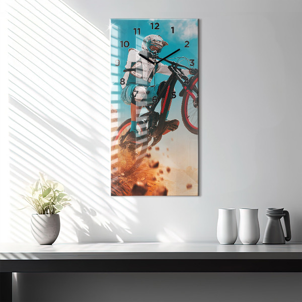 Vertikálne hodiny Kaskadér a adrenalín