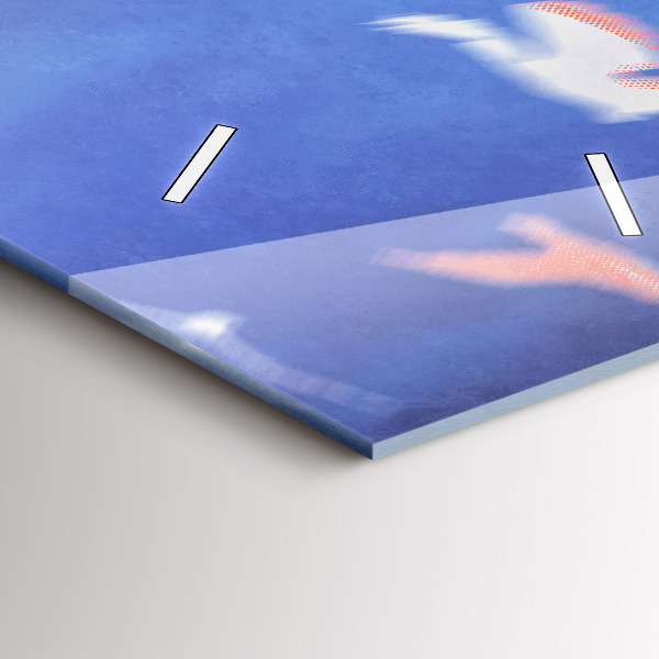 Vertikálne hodiny Chlapec s krídlami