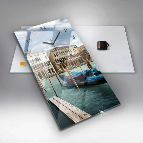 Vertikálne hodiny Gondoly Benátky Taliansko