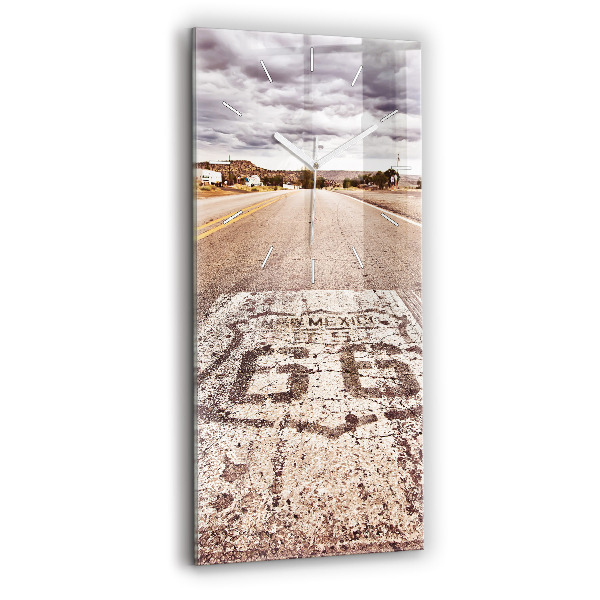Vertikálne hodiny Route 66 USA