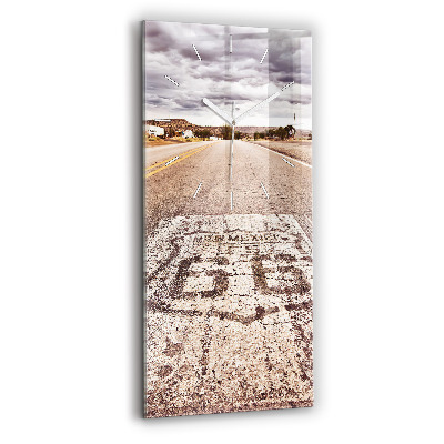 Vertikálne hodiny Route 66 USA