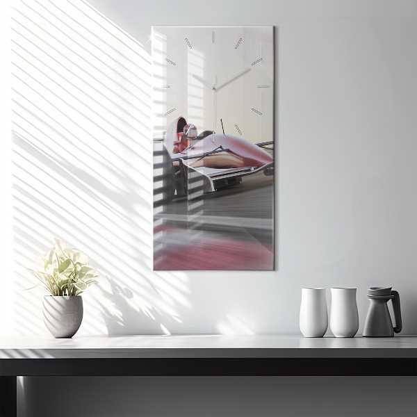 Vertikálne hodiny Športové pretekárske auto