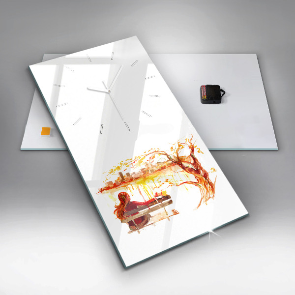 Vertikálne hodiny Jesenná Krajina