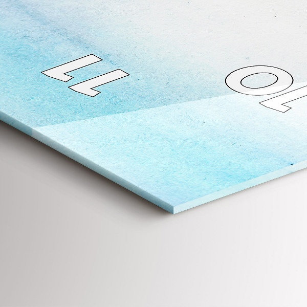 Vertikálne hodiny Maľovaná krajina Paríža