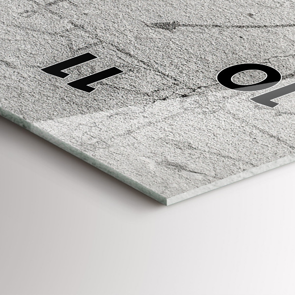 Vertikálne hodiny Náčrt mesta