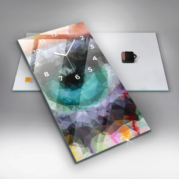 Vertikálne hodiny Farebné ľudské oko