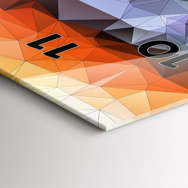 Vertikálne hodiny Farebné ľudské oko