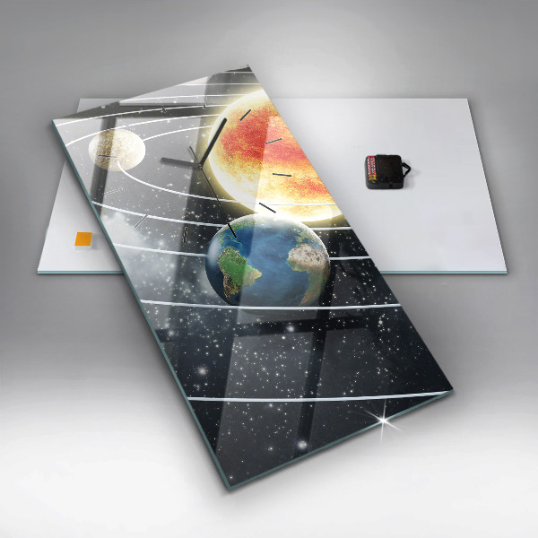 Vertikálne hodiny Slnečná sústava