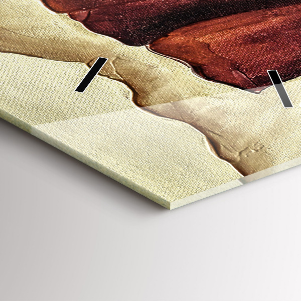 Vertikálne hodiny Maľované maky