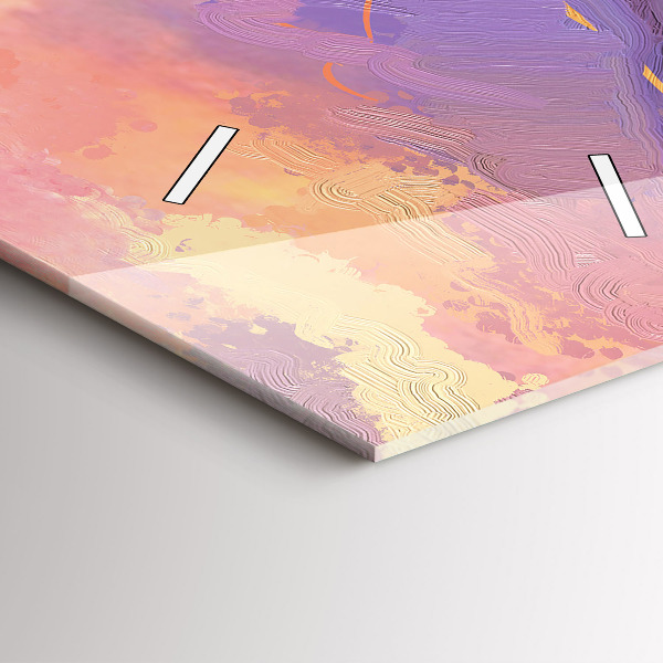 Vertikálne hodiny Krajina prírody a kvetov