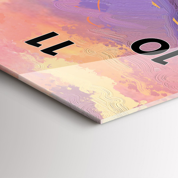 Vertikálne hodiny Krajina prírody a kvetov