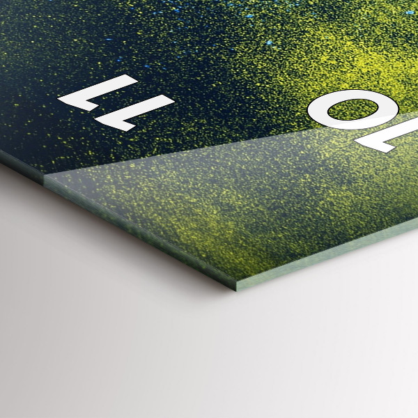 Vertikálne hodiny Farebný papagáj