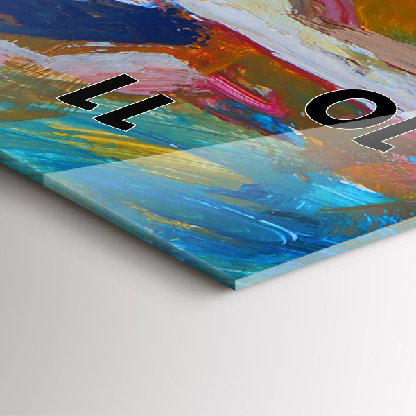 Vertikálne hodiny Maľovaná balerína