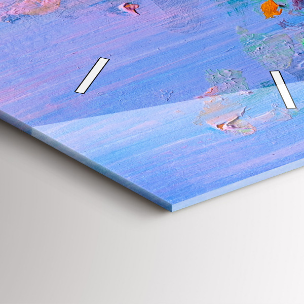 Vertikálne hodiny Kvety vo váze